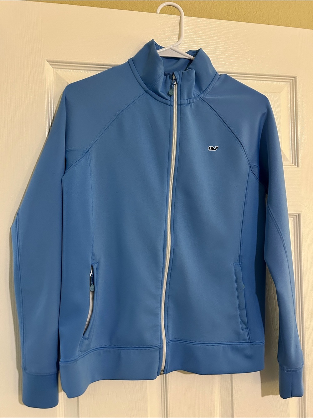 Vineyard Vines Light Blue Zip-Up Shirt Jacket